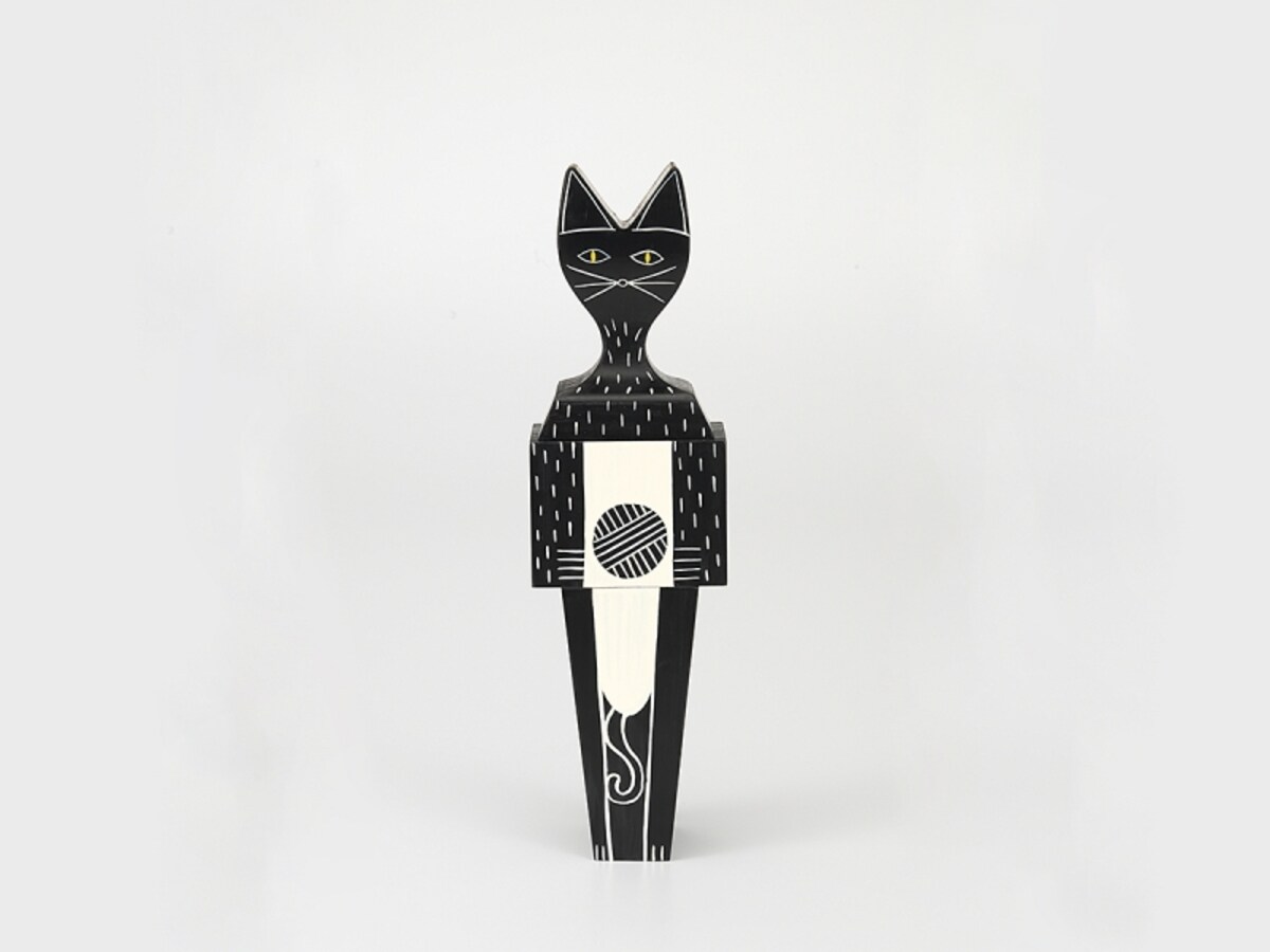 Wooden Doll Cat and Dog (XL)の画像