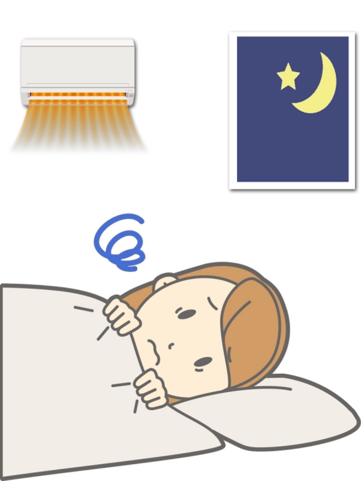 窓から冷気が流れてきて寒い現象