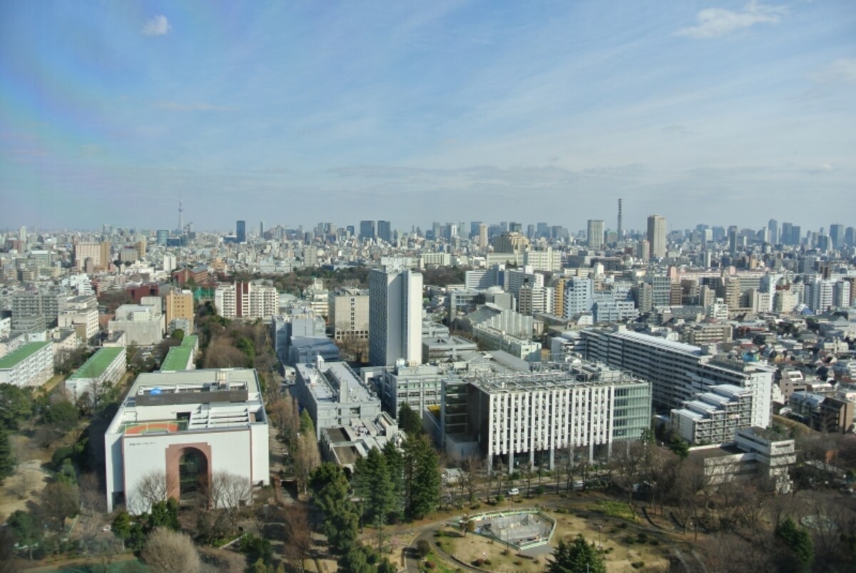 イフォレストレジデンス」の上層階住戸からの景色