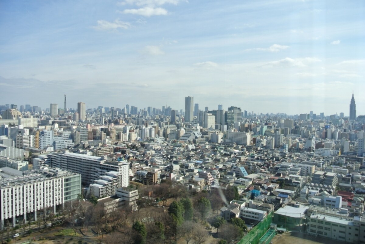 イフォレストレジデンス」の上層階住戸からの景色