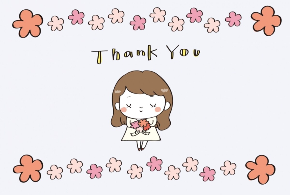 カード　送別　イラスト　カラー　かわいい