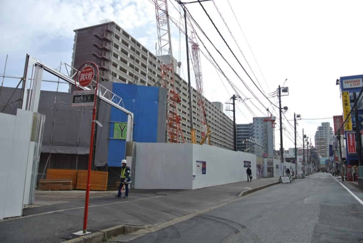 「プラウドシティ志木本町」の広い敷地