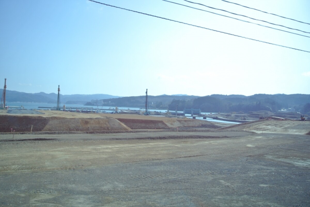 造成が進む南三陸町