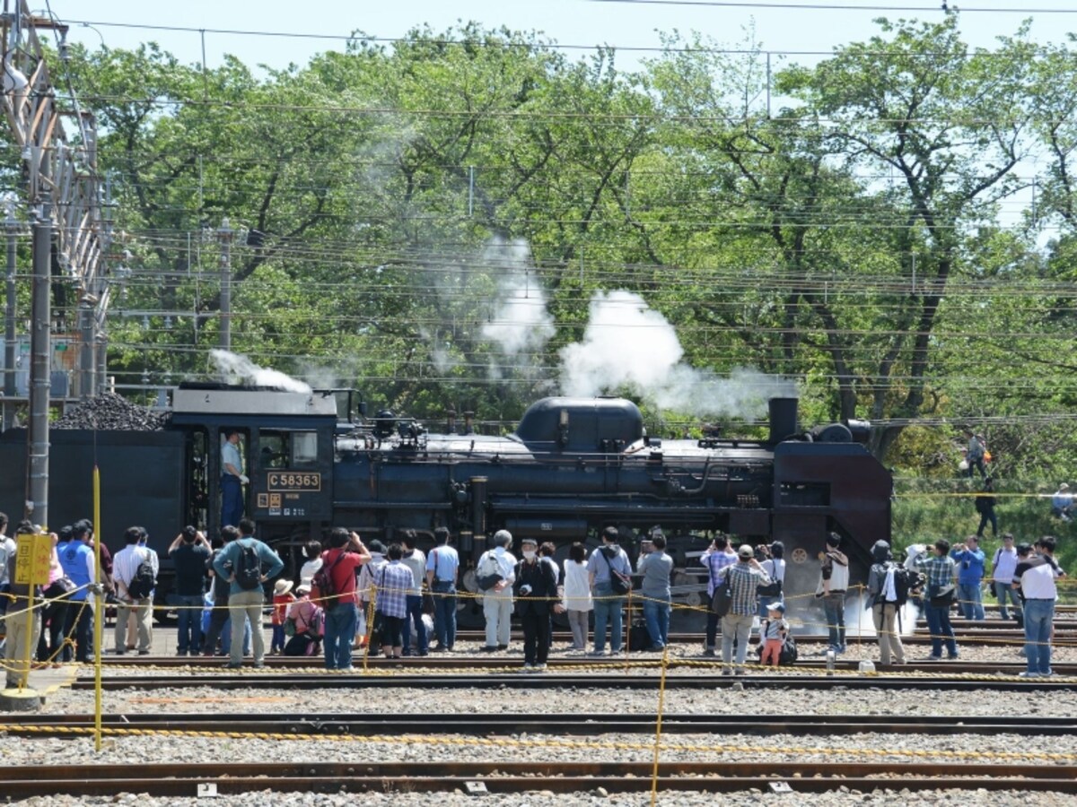 秩父鉄道のイベント会場