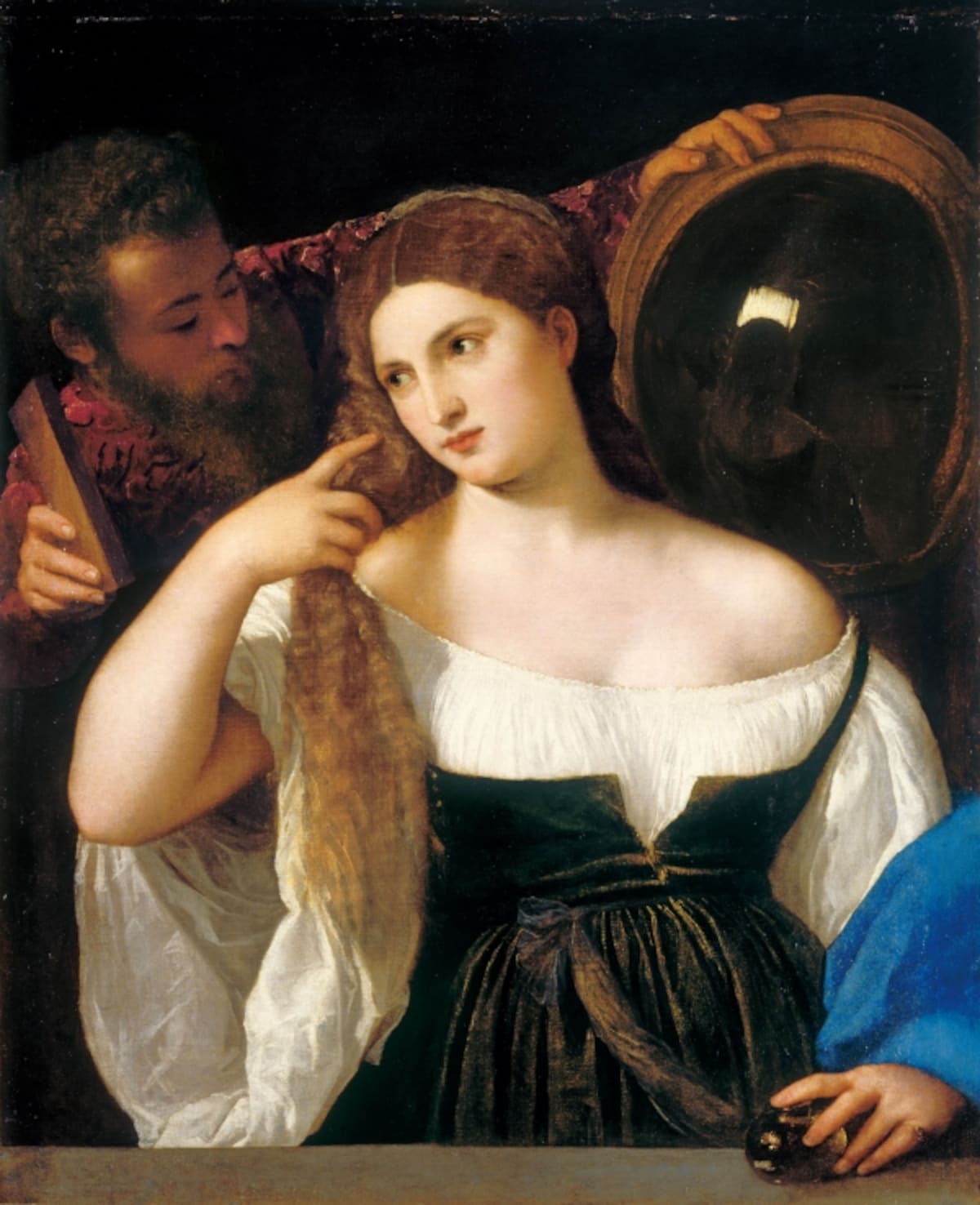 ティツィアーノ 《鏡の前の女》 1515年頃 Photo ? RMN-Grand Palais (mus?e du Louvre) / Franck Raux / distributed by AMF - DNPartcom