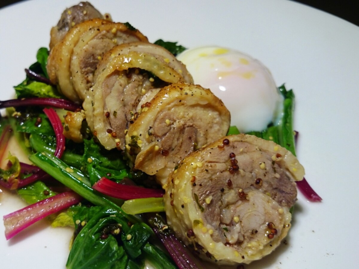 鶏モモ肉のコンフィ