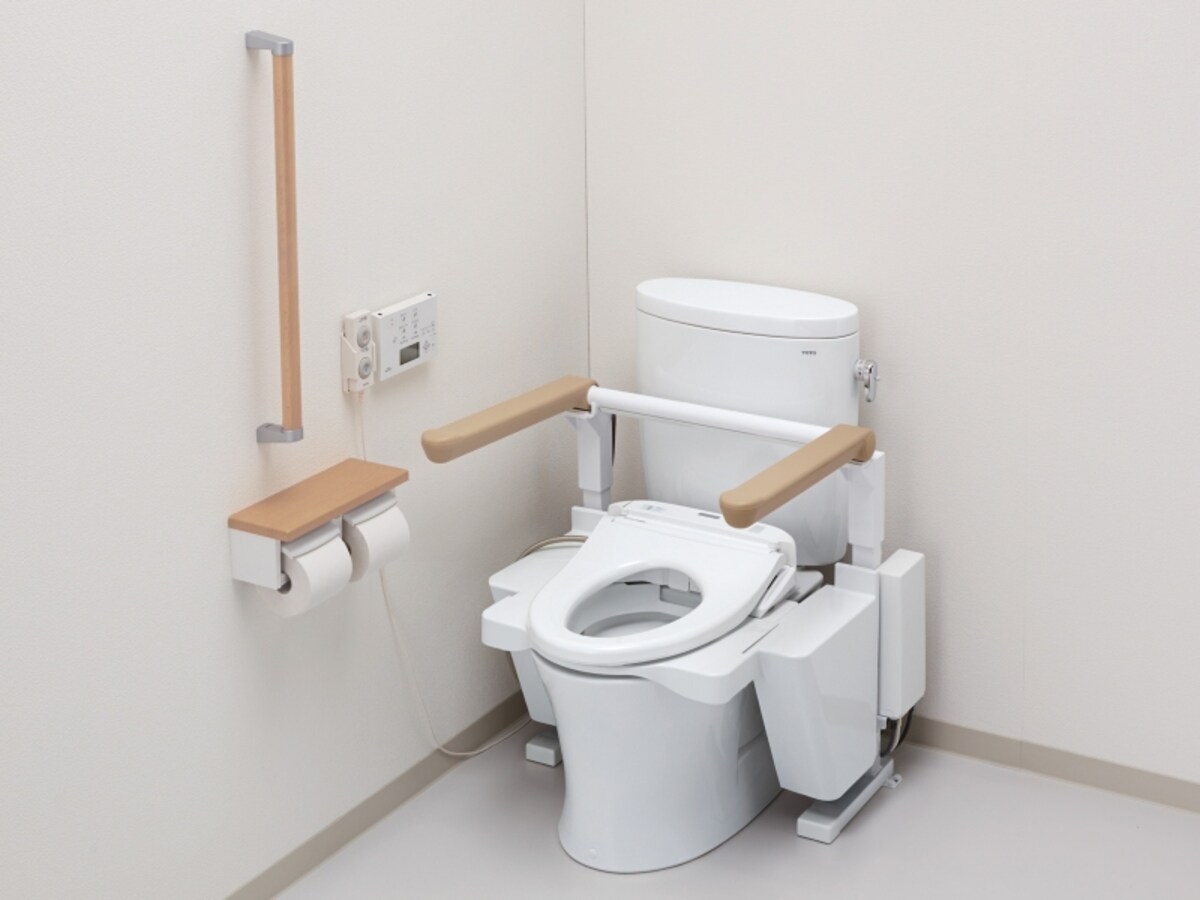 トイレリフト　垂直昇降時のセット例