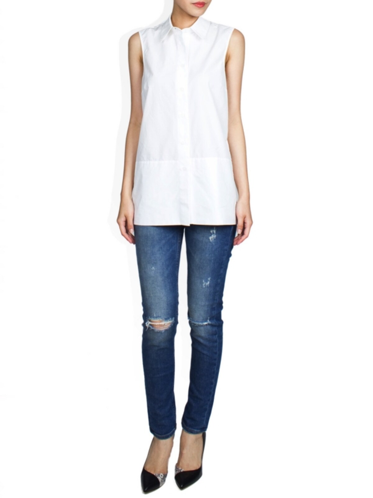 DENIM BY VICTORIA BECKHAM／ANKLE SLIM JEANS