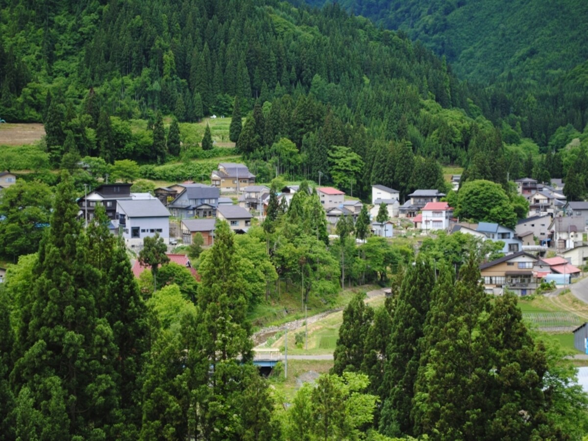 親子一緒に山里に留学