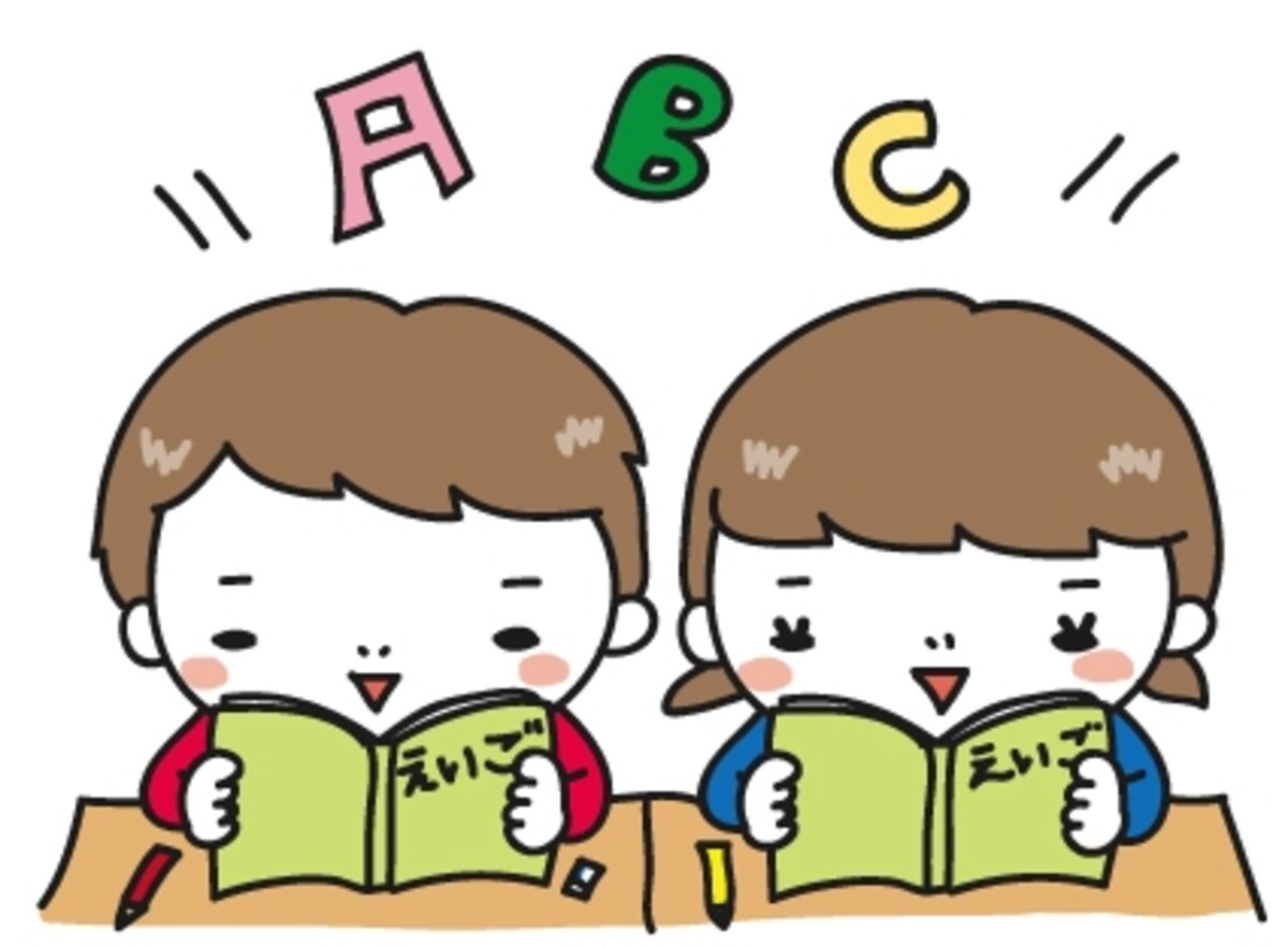 【カラー】英語の授業風景のカットです。