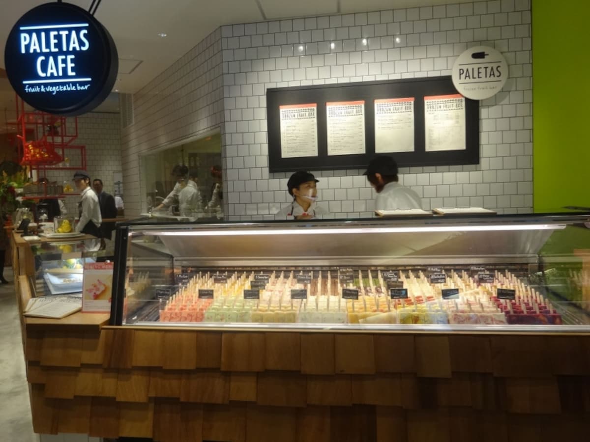「PALETAS」東京ミッドタウン店はガレリア地下1階にある