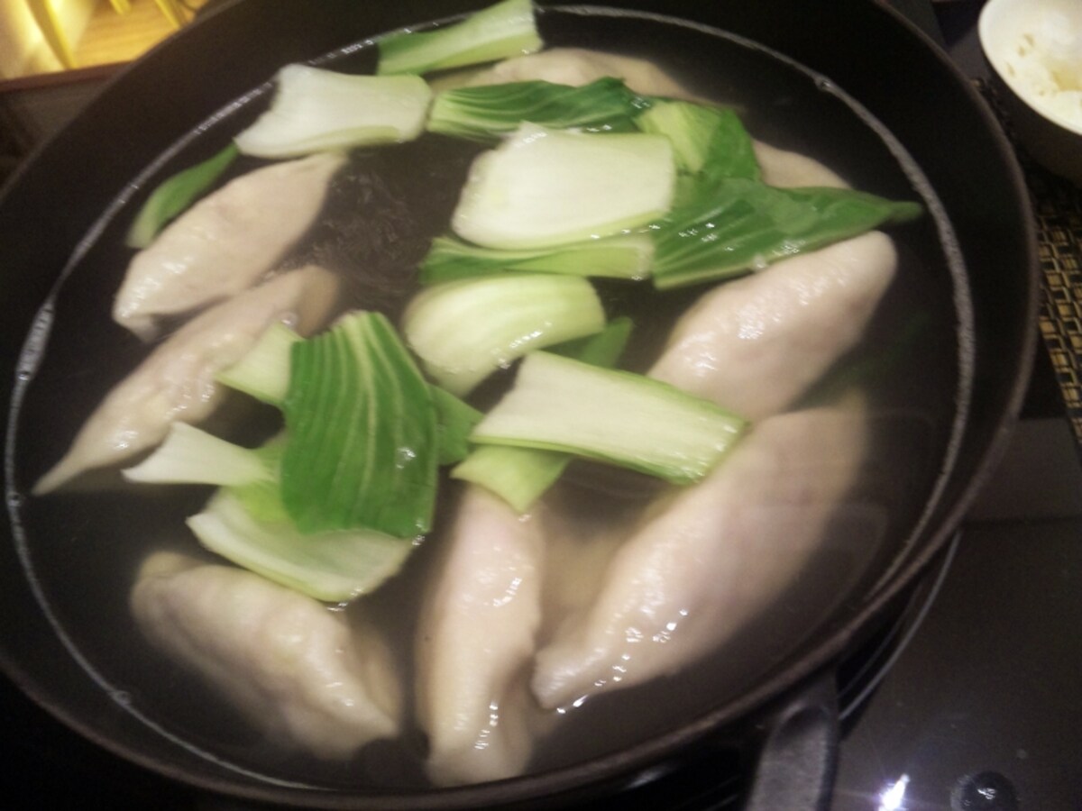 手作り餃子鍋