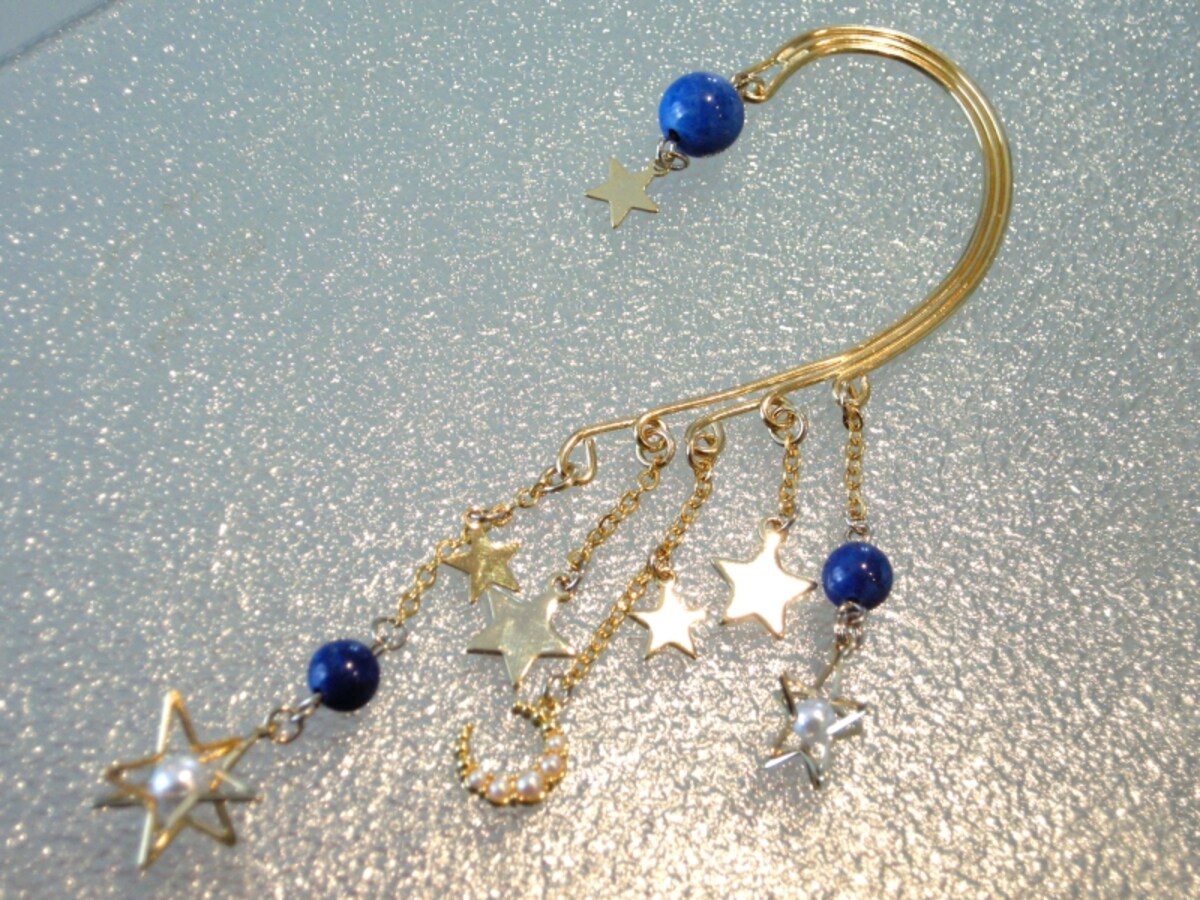 夜空のイヤーフック