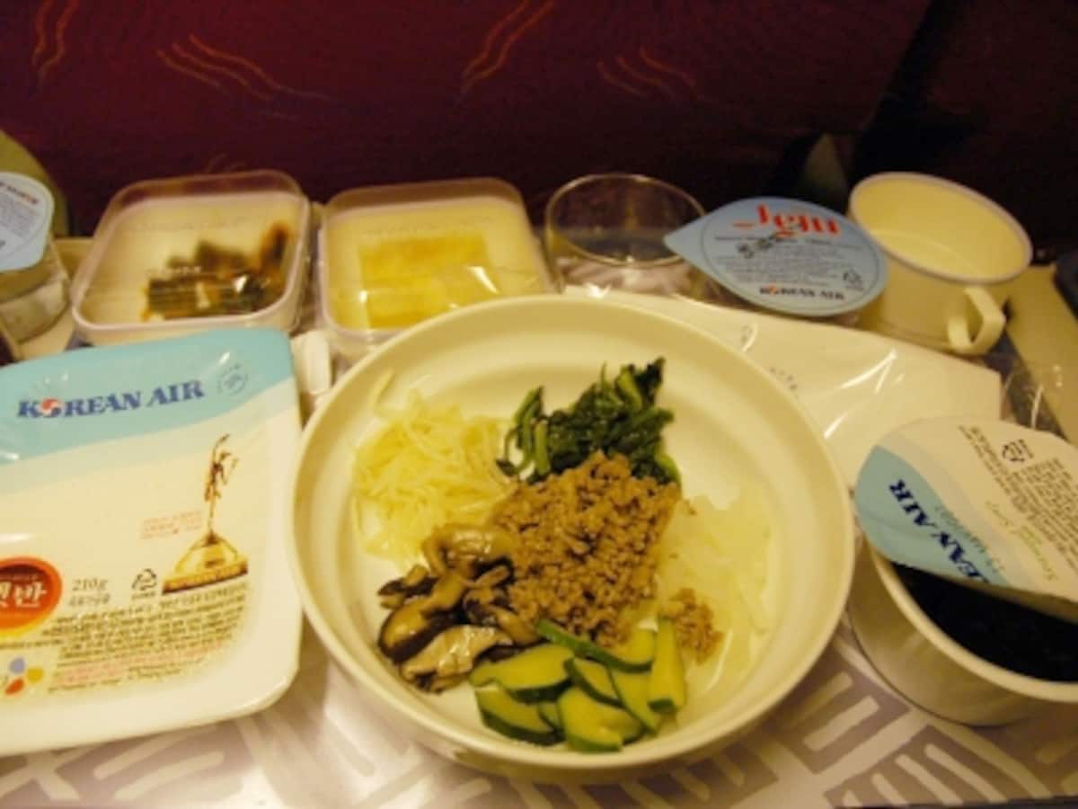 機内食のビビンバも人気の秘密