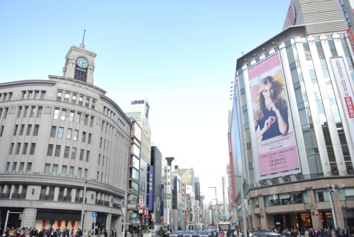 銀座4丁目の交差点