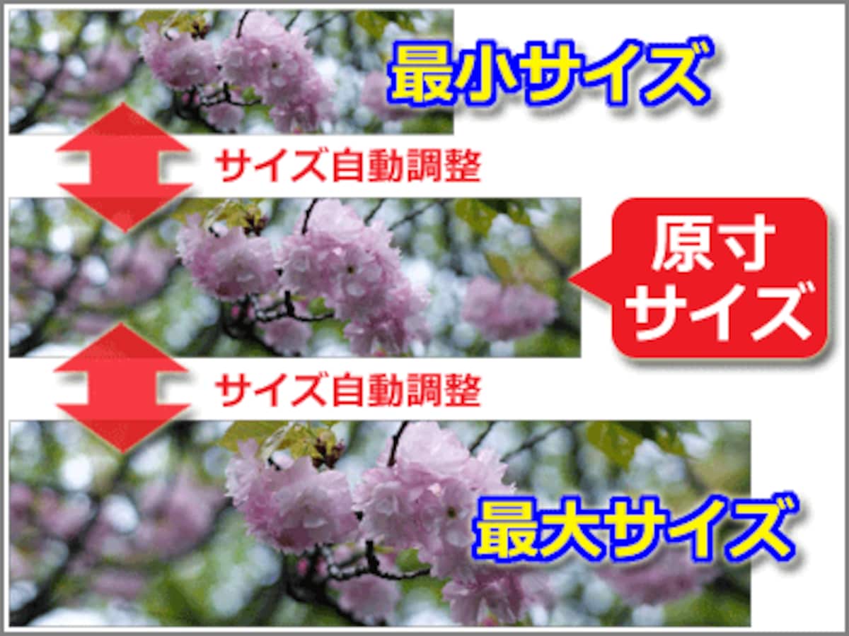 画像の最大幅・最小幅を限定する
