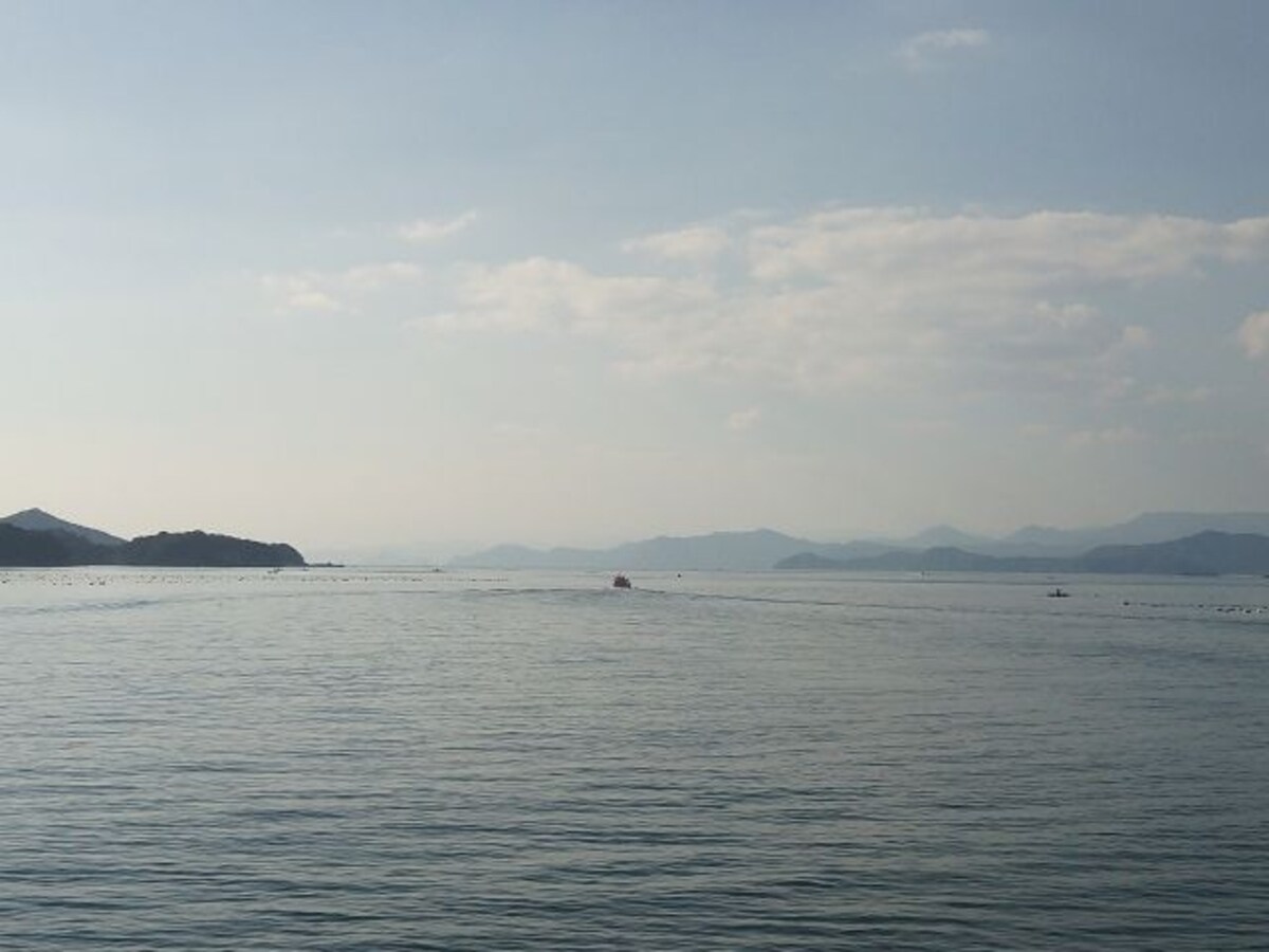 賢島エスパーニャクルーズから眺める英虞湾の風景（4）／熊野灘との接点を望む