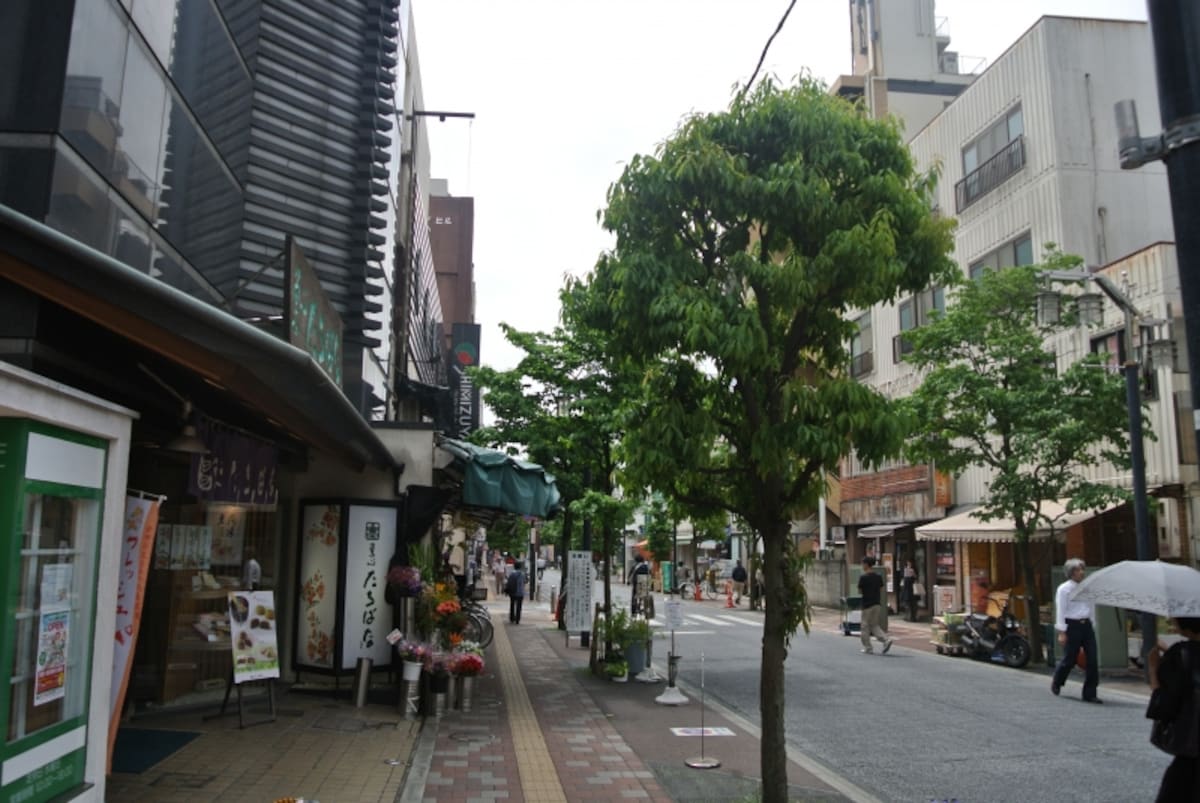 「千歳烏山」駅前の商店街