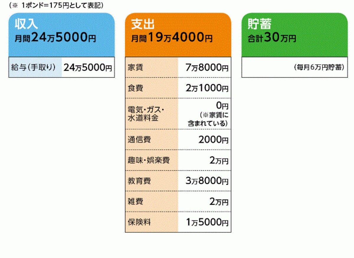 ayanoさんの家計収支データ