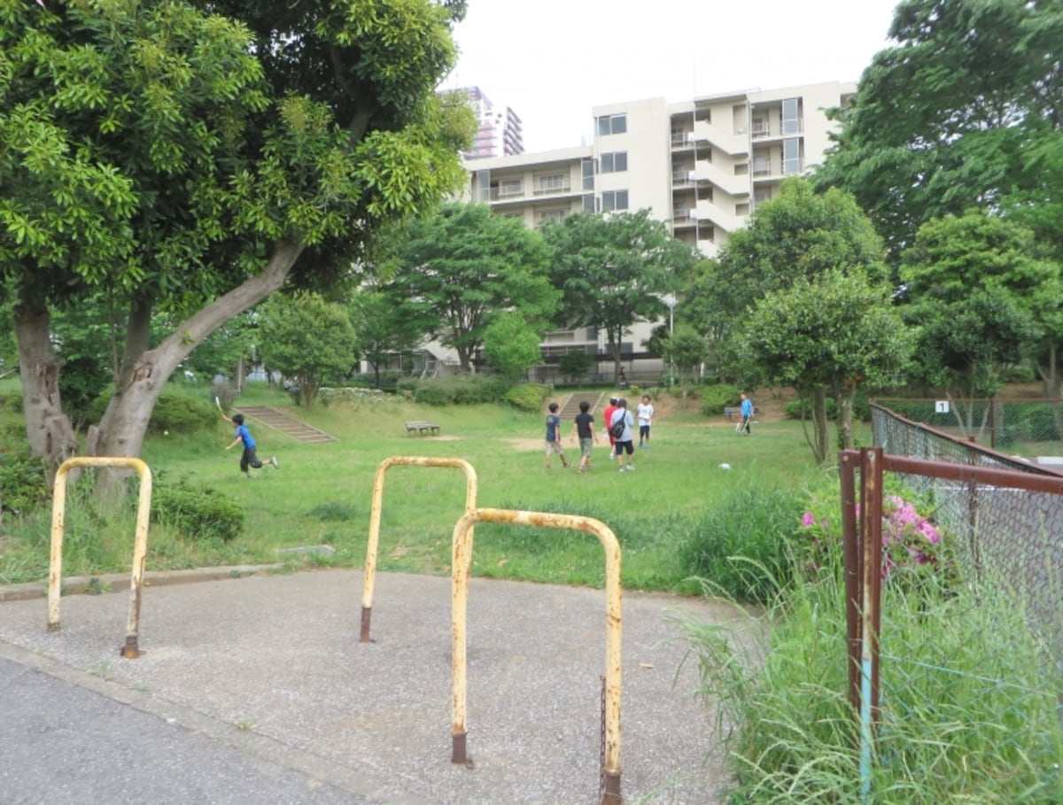 公園で遊ぶ子どもたち