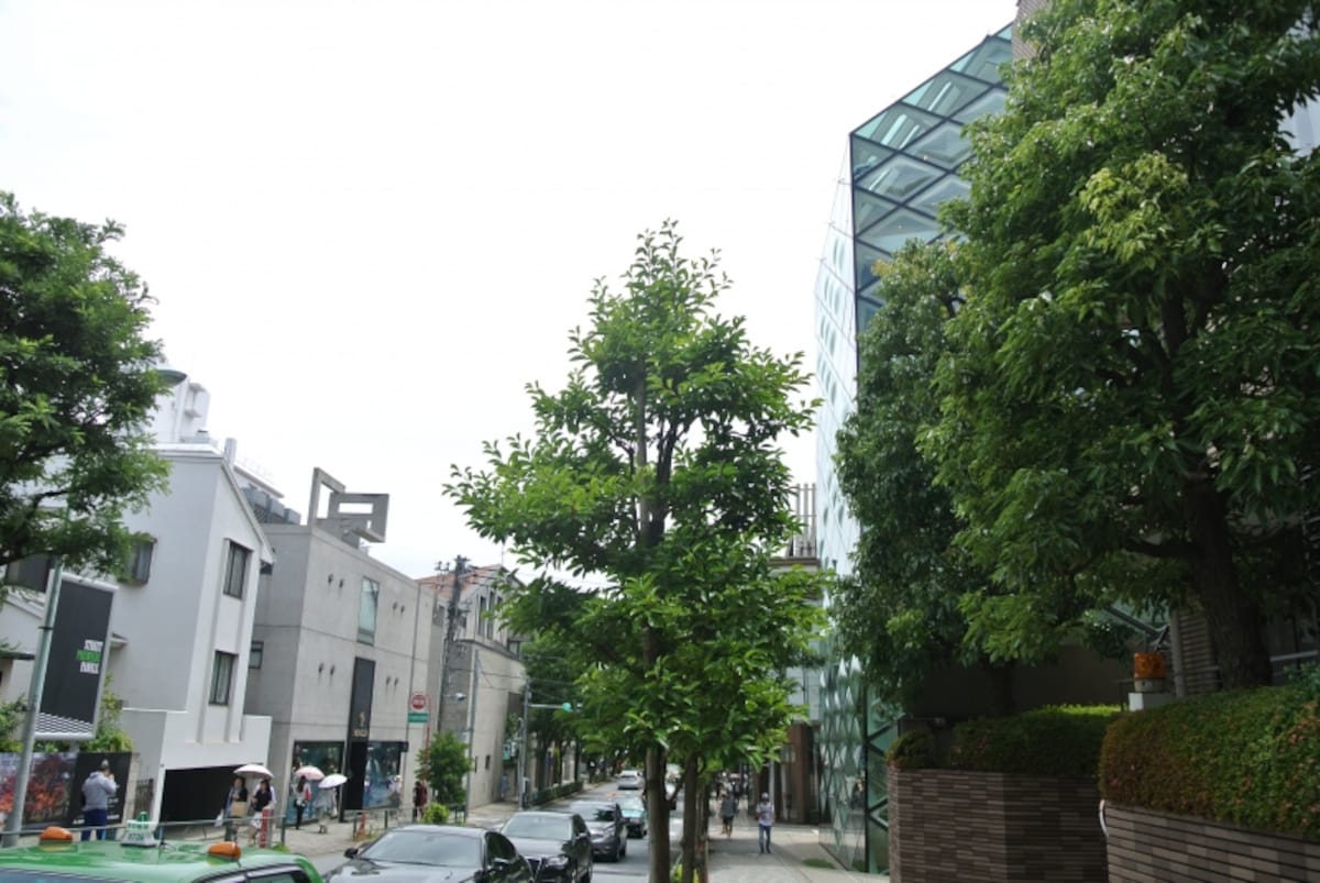 みゆき通りの街並み