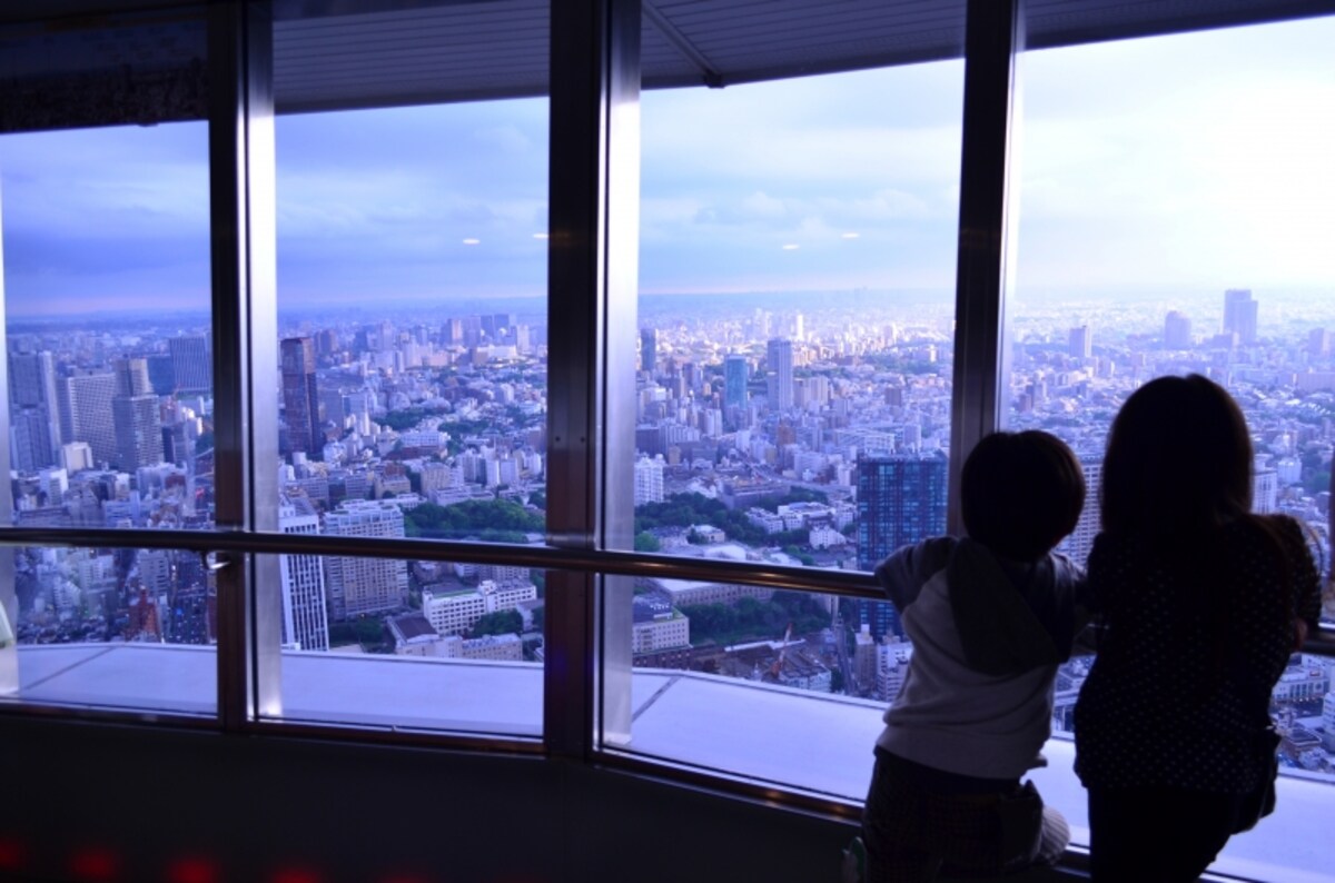 地上250メートルの景色