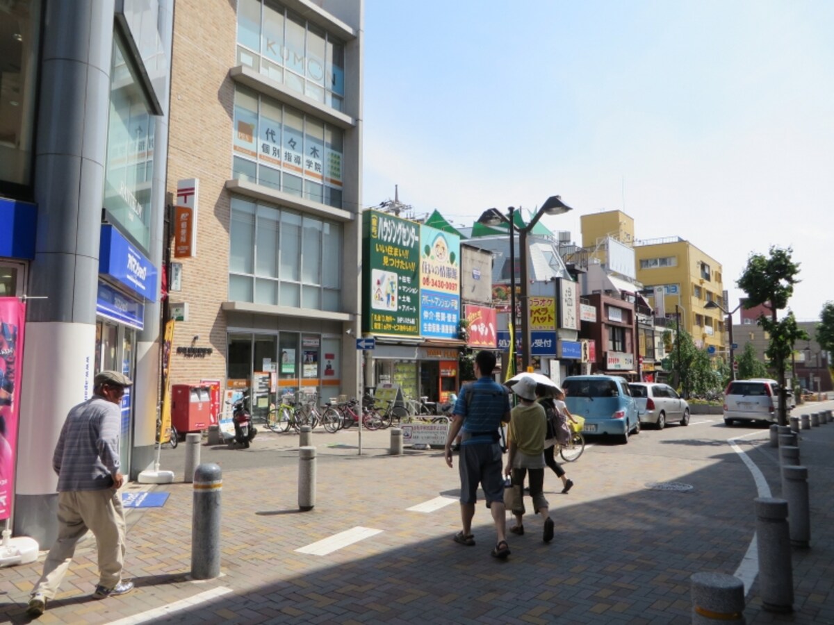 駅前の商店街