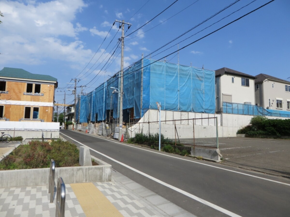 一戸建て建設現場