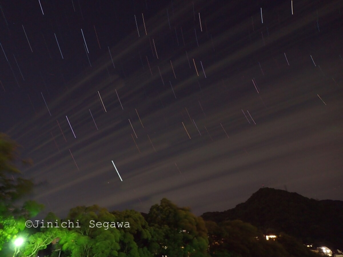 星の軌道撮影