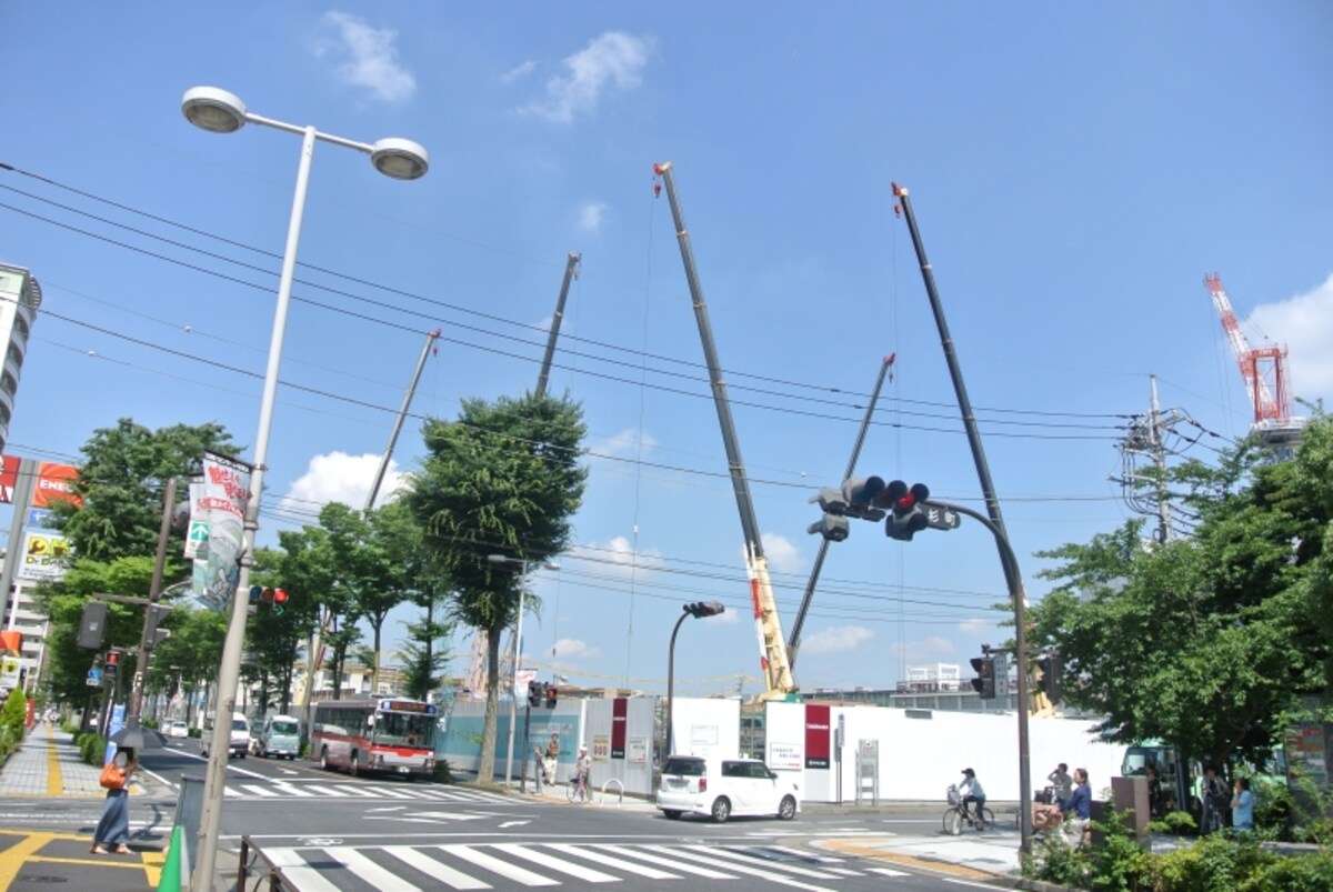 「パークシティ武蔵小杉 ザ ガーデン」の開発地