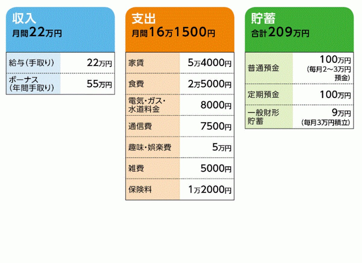 一匹うさぎさんの家計収支データ
