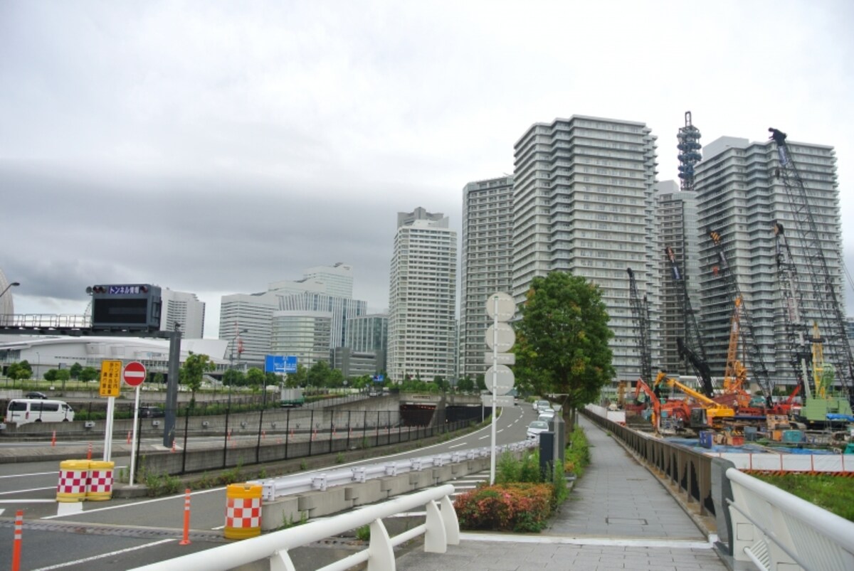 「BLUE HARBOR TOWER　みなとみらい」の建設地