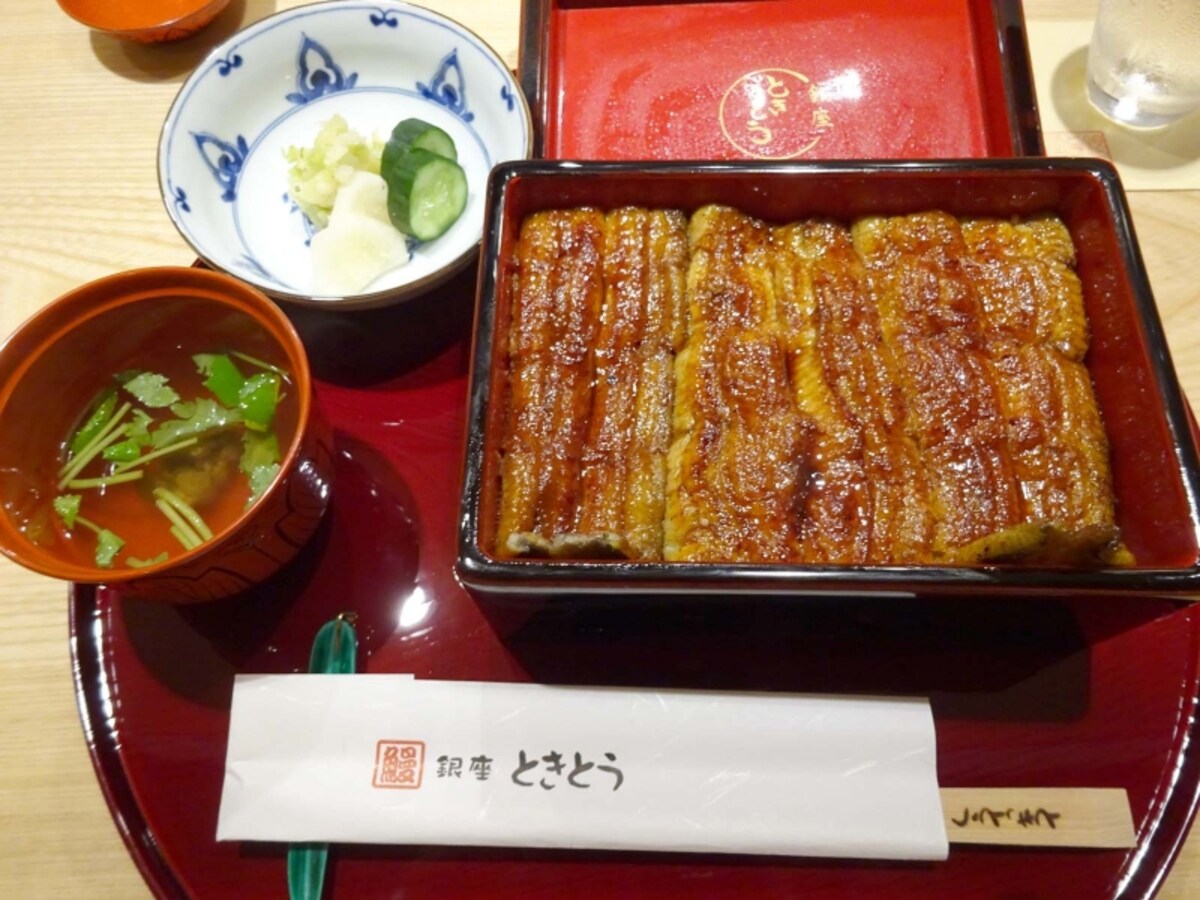 銀座ときとう　うな重