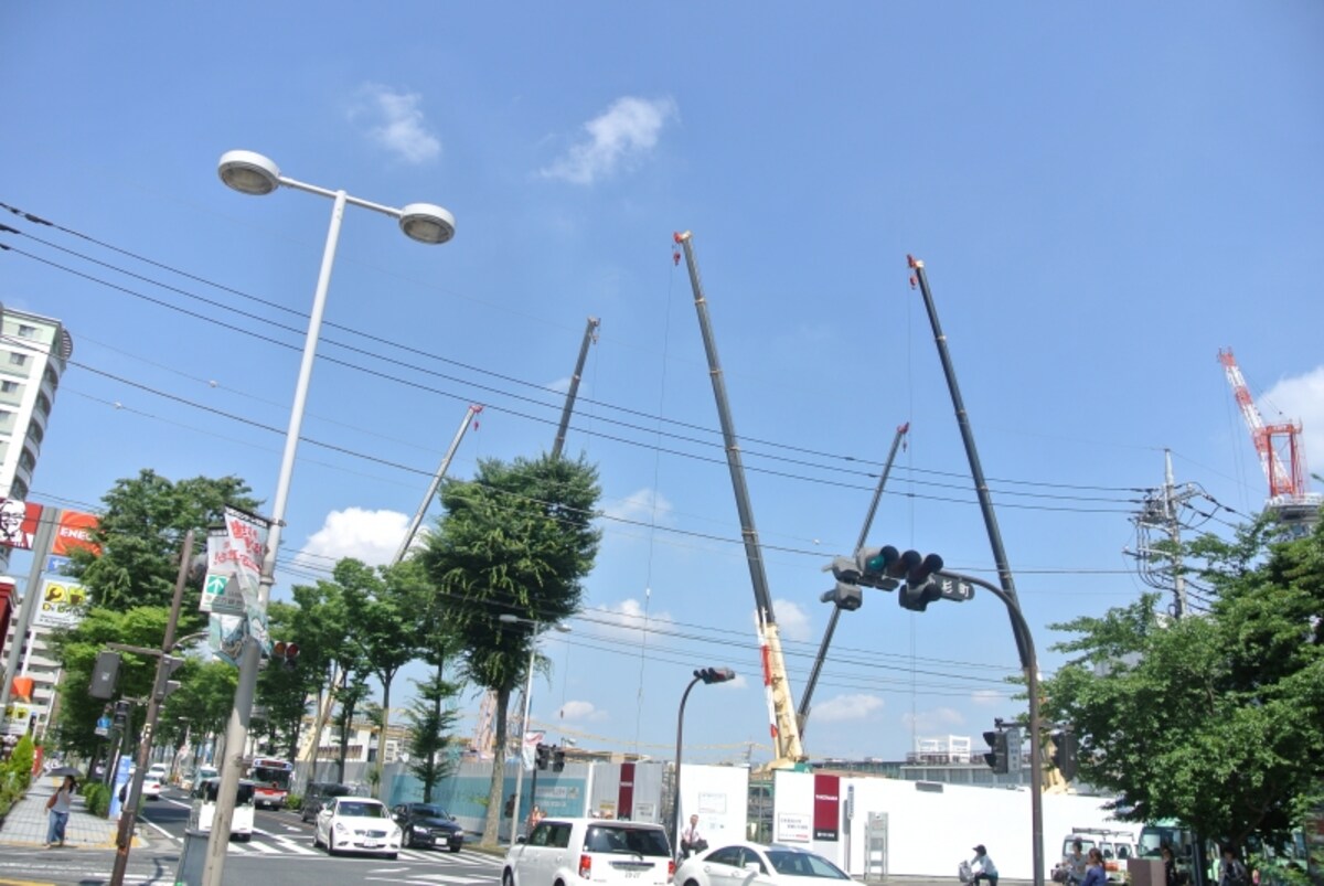 「パークシティ武蔵小杉 ザ ガーデン」の現地