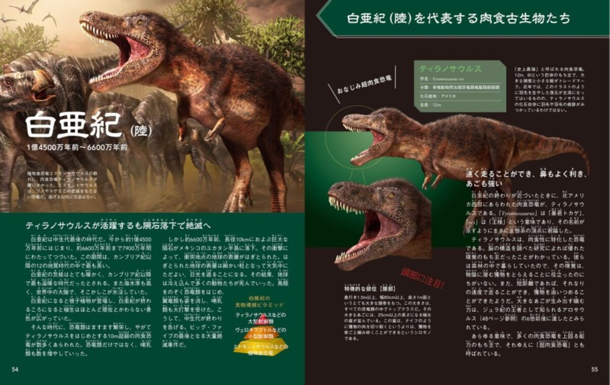『肉食の恐竜・古生物図鑑』（子供の科学★サイエンスブックス）