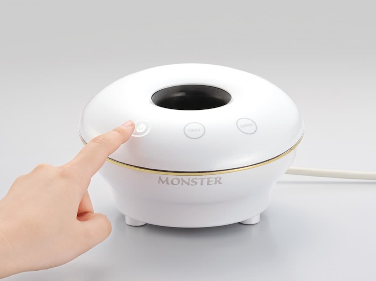 コンセントを差して電源ボタンを入れれば準備完了