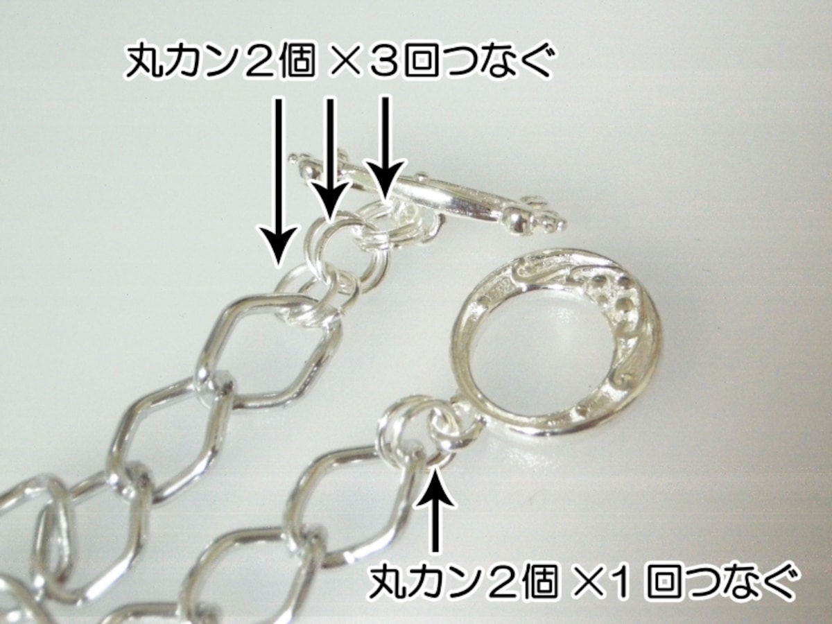 めがね留めのネックレス～Water Drop～