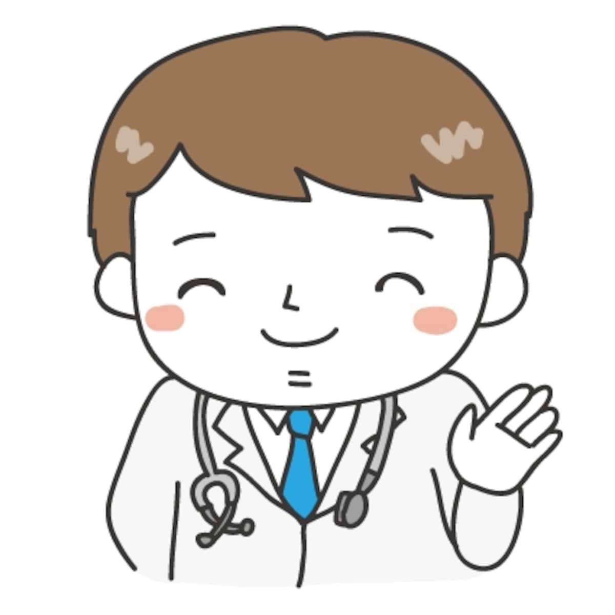 【カラー】案内をする医者です。