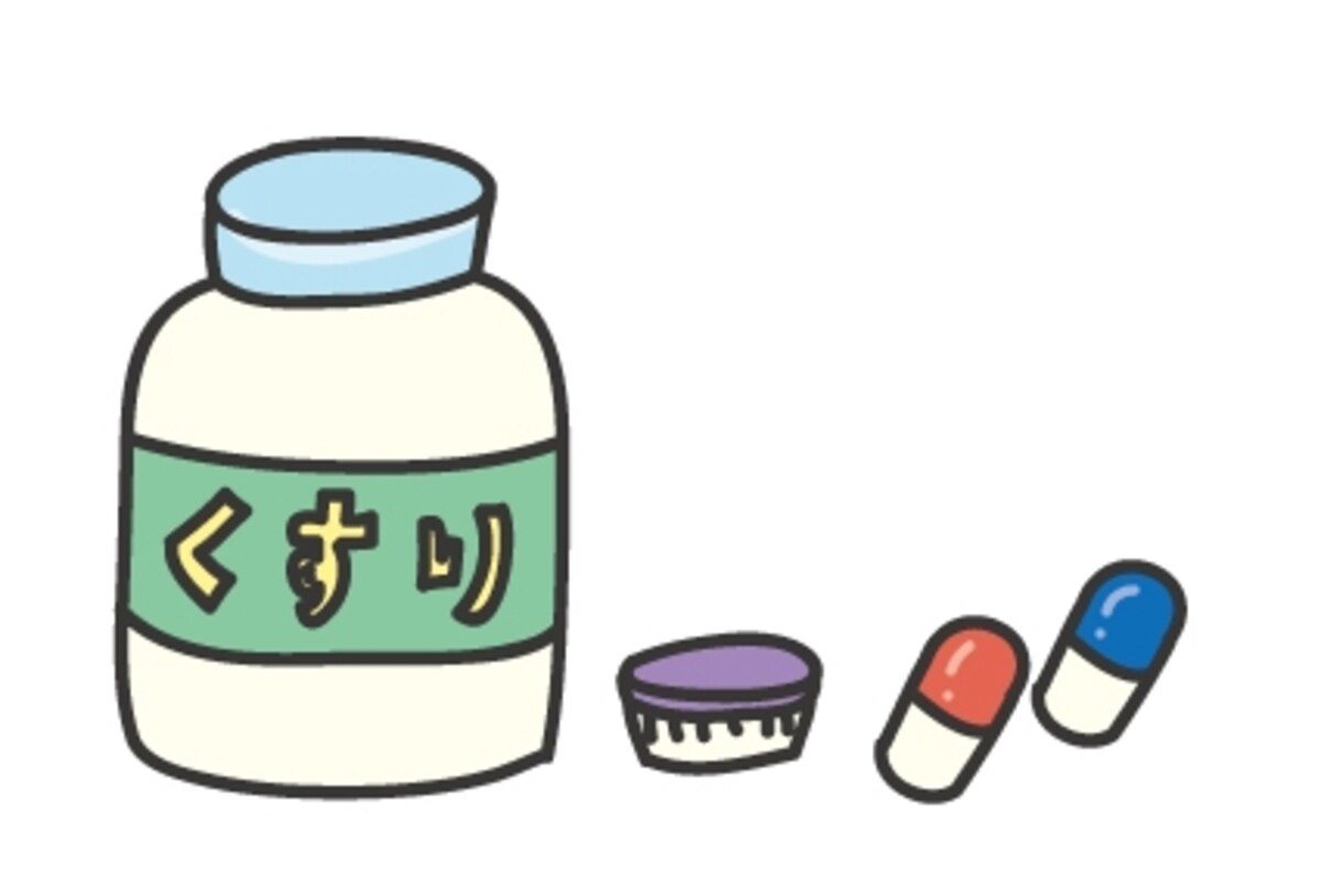 【カラー】薬のカットです。