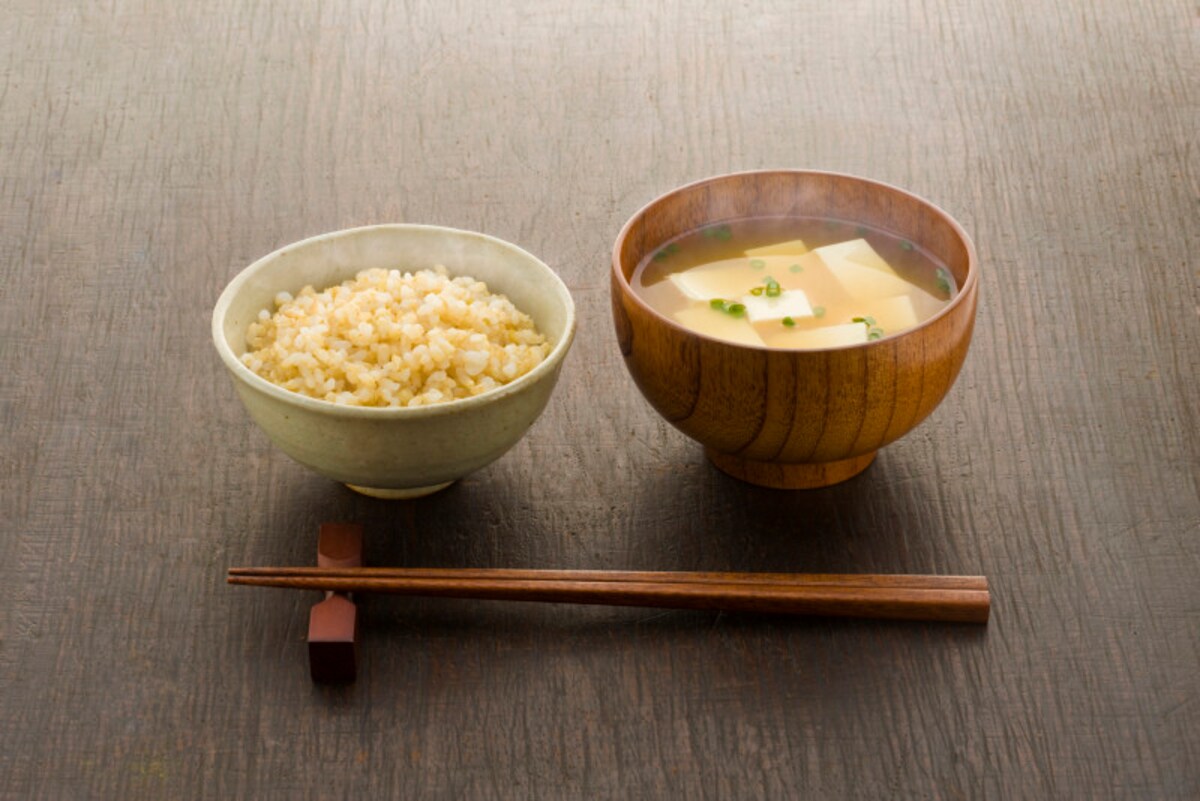 玄米とお味噌汁