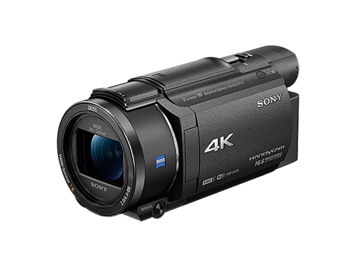 ソニーの4Kビデオカメラ「FDR-AX55」（市場価格：約10万円）