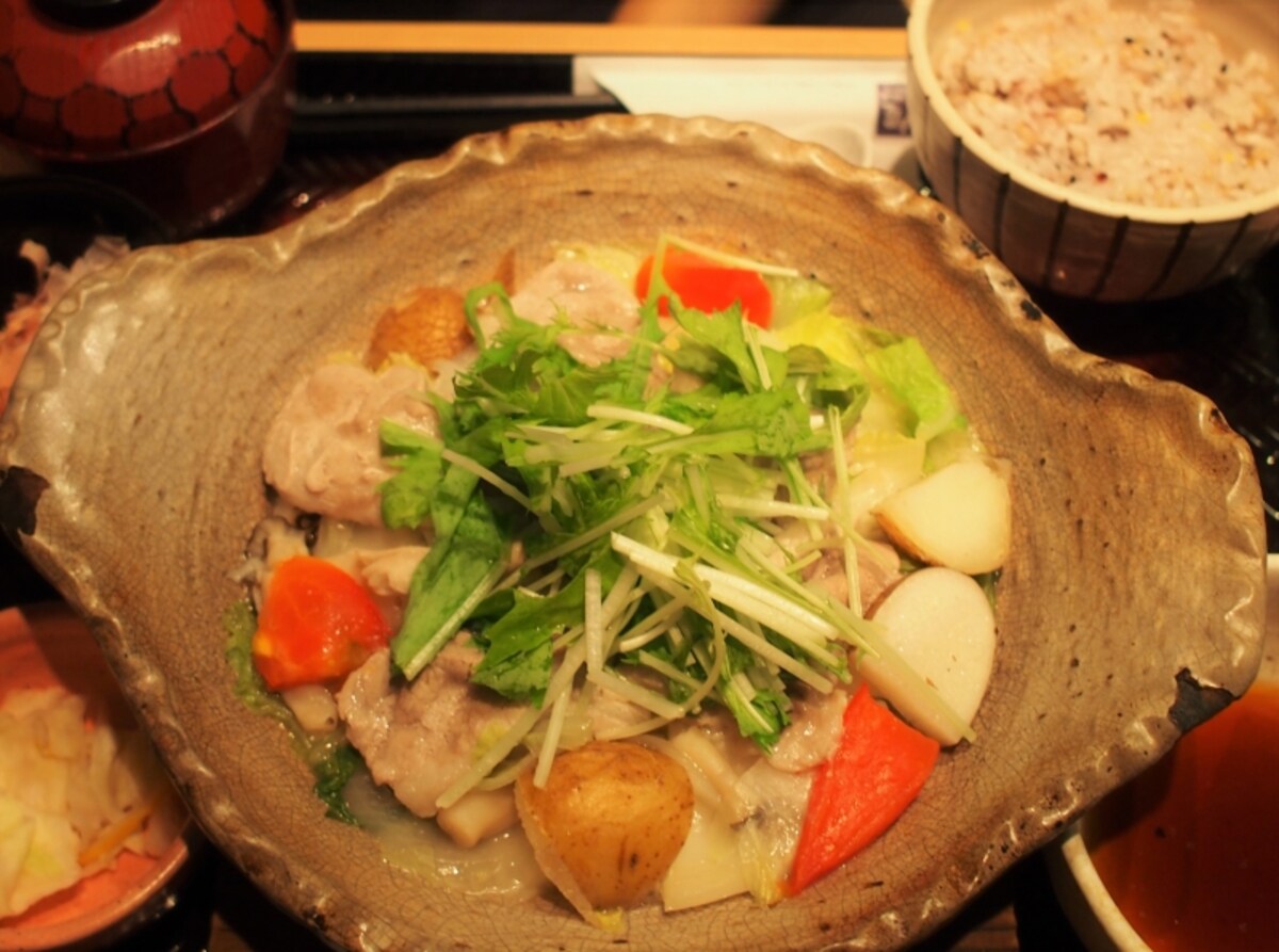 ご飯は五穀米