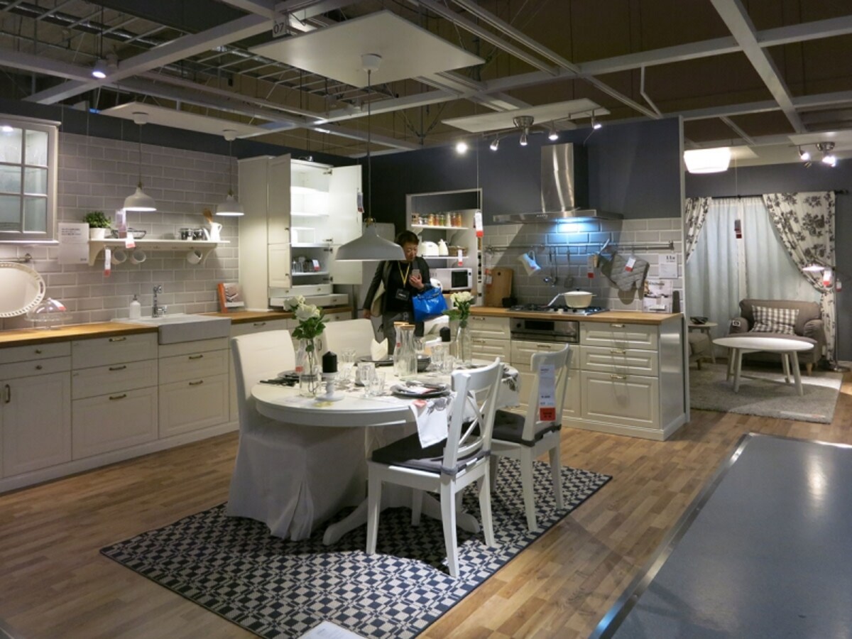 最初のIKEAキッチンの画像