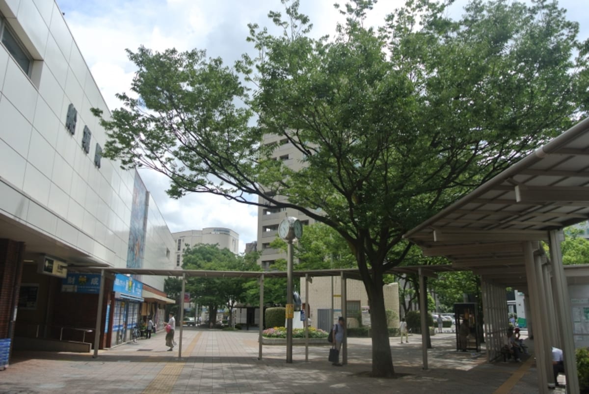 「船堀」駅前