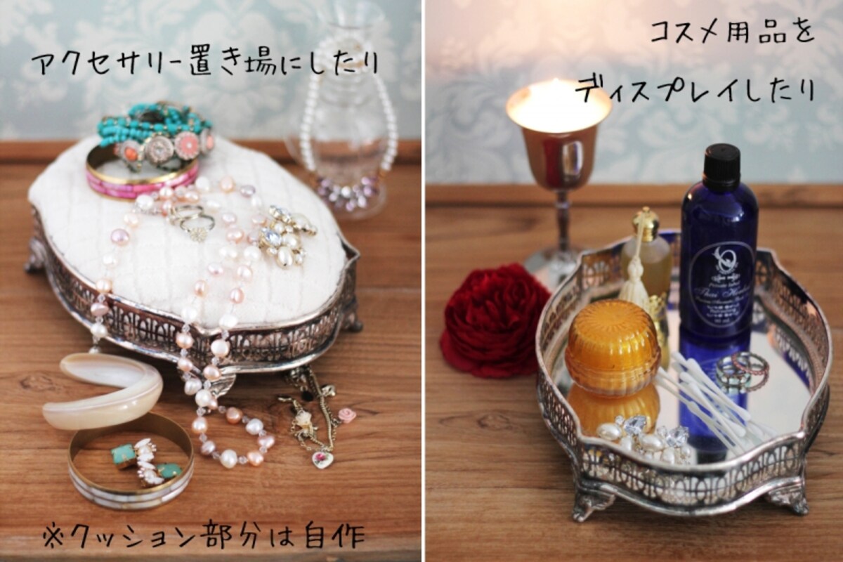 シルバートレーでエレガントなお茶時間＆プチ模様替え