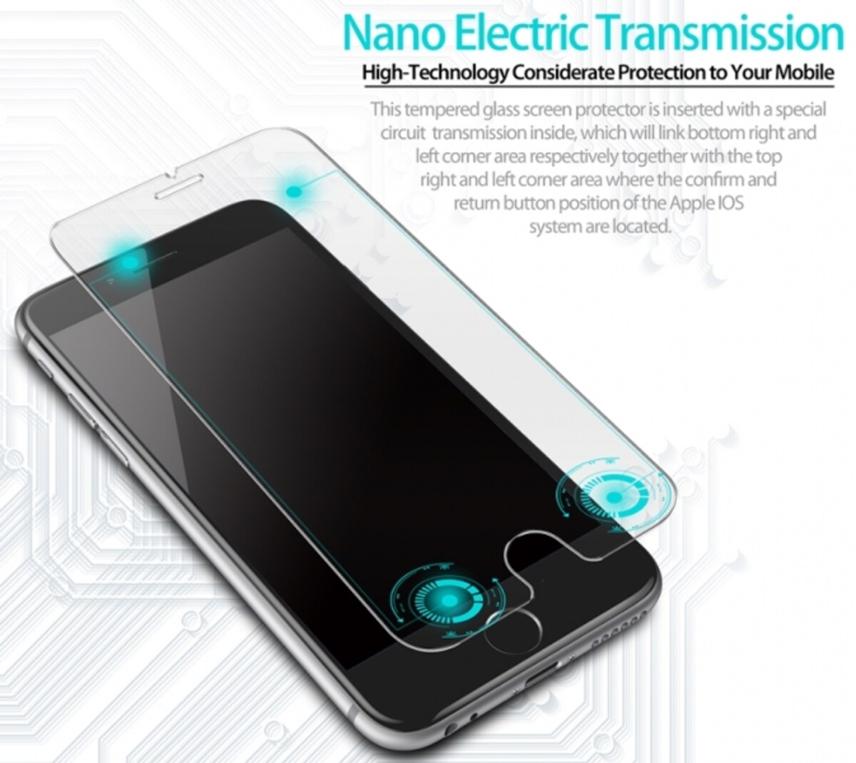 「タッチ箇所追加保護ガラス Smart Glass Screen Protector」