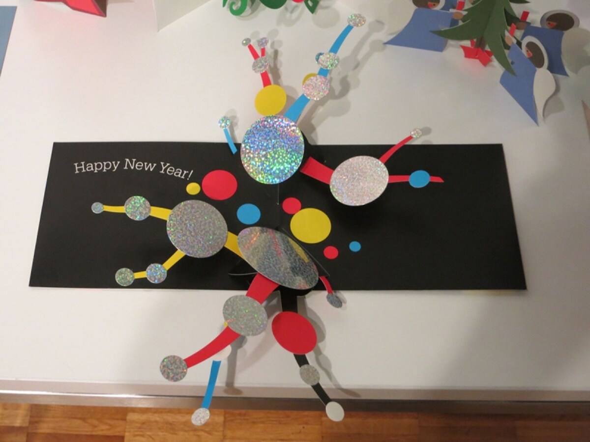 ポップアップクリスマスカードの画像　