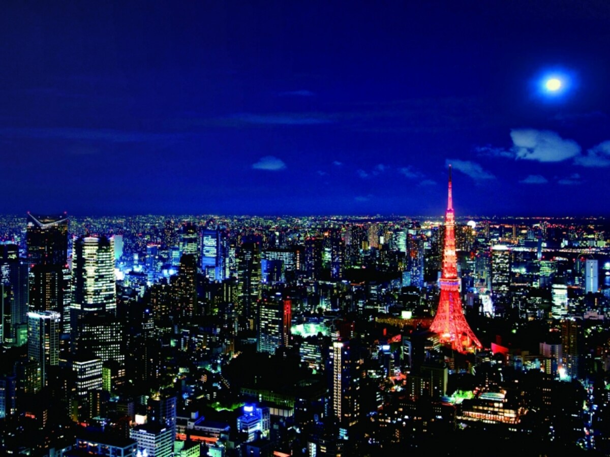 スカイデッキからみた東京の夜景