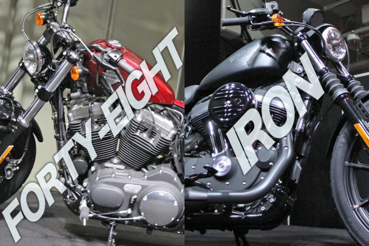 今年の注目モデルは、新たなエッセンスを加えたスポーツスターの2台、XL1200X フォーティーエイトとXL883N アイアン
