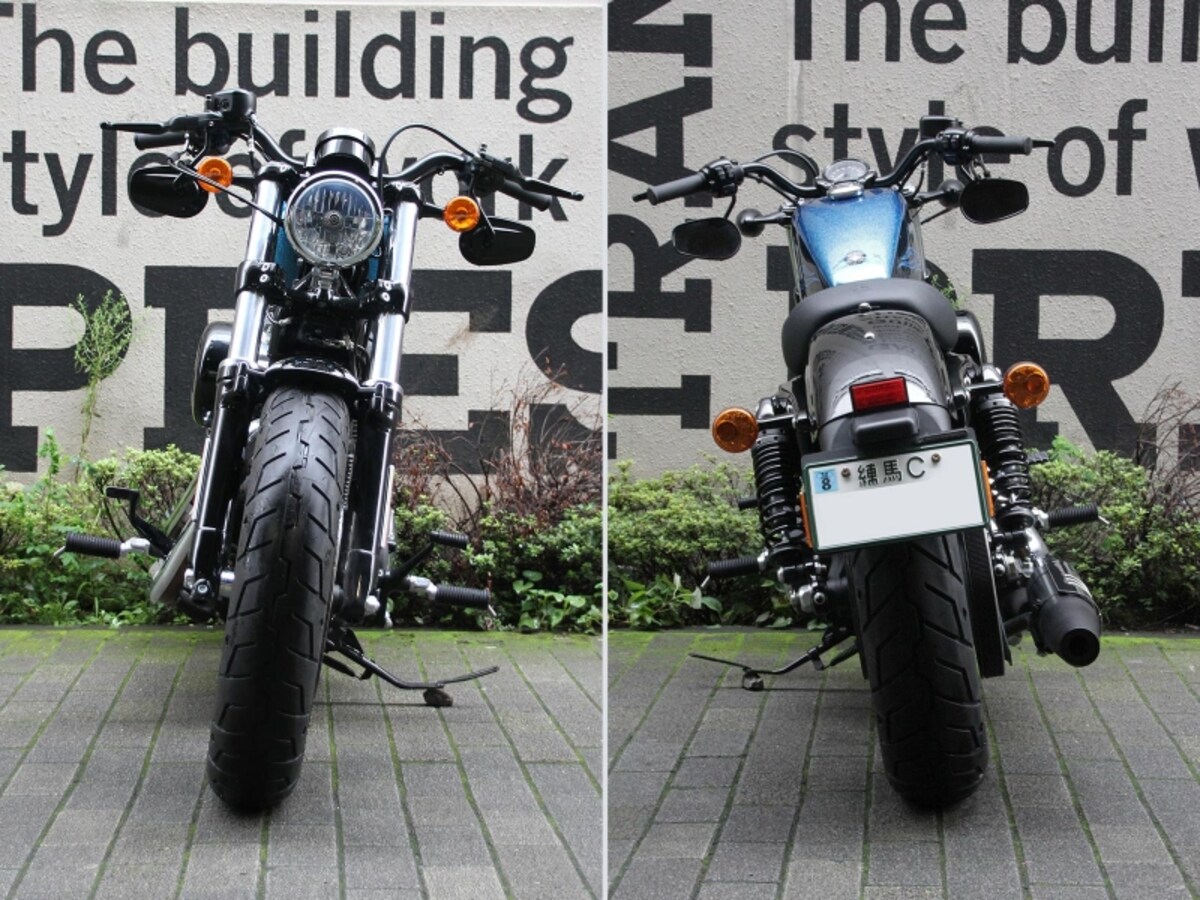 ハーレーダビッドソン スポーツスター XL1200X（2016） フロントビュー / リアビュー
